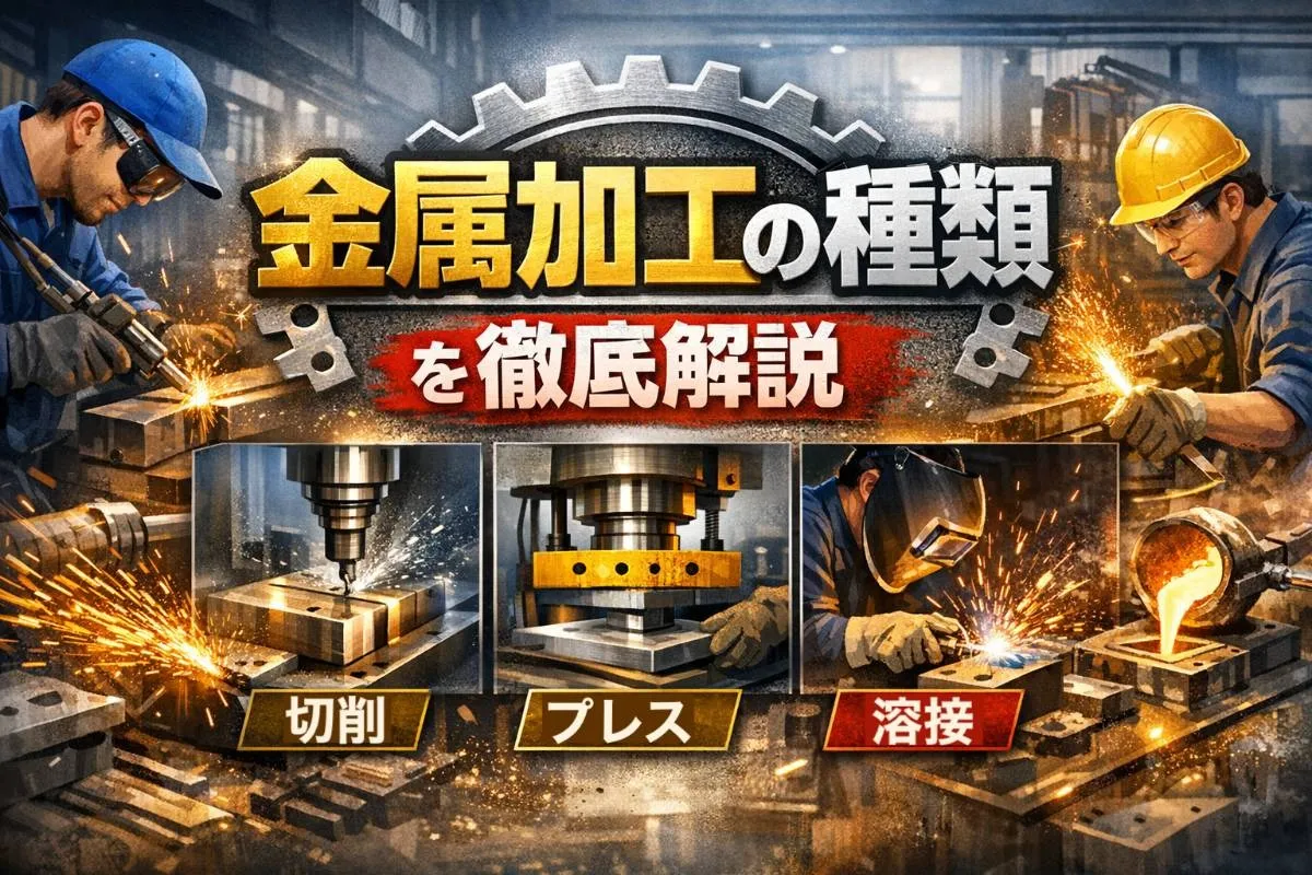 金属加工の種類を徹底解説
